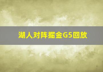 湖人对阵掘金G5回放