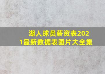 湖人球员薪资表2021最新数据表图片大全集