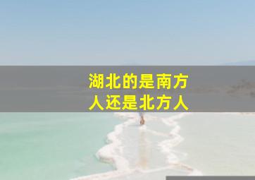 湖北的是南方人还是北方人