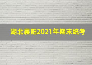 湖北襄阳2021年期末统考