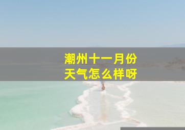 潮州十一月份天气怎么样呀