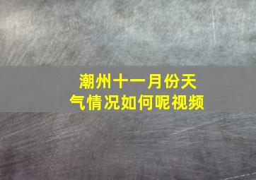 潮州十一月份天气情况如何呢视频