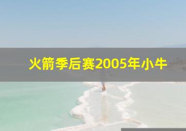 火箭季后赛2005年小牛