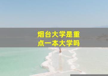 烟台大学是重点一本大学吗