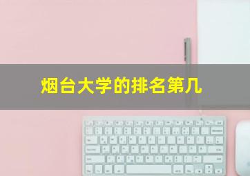 烟台大学的排名第几