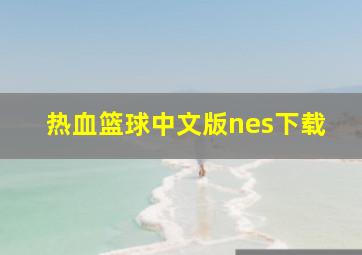 热血篮球中文版nes下载