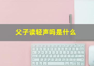 父子读轻声吗是什么