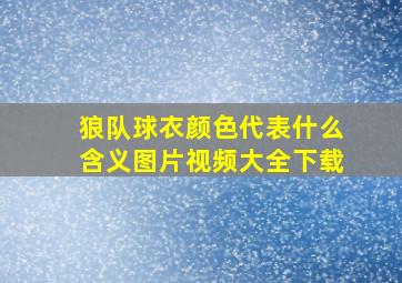 狼队球衣颜色代表什么含义图片视频大全下载