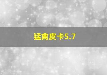 猛禽皮卡5.7