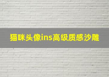 猫咪头像ins高级质感沙雕