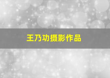 王乃功摄影作品