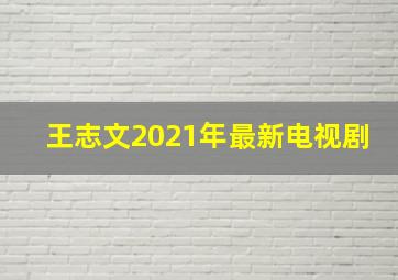 王志文2021年最新电视剧