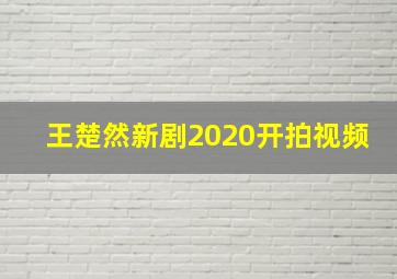 王楚然新剧2020开拍视频