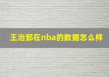 王治郅在nba的数据怎么样