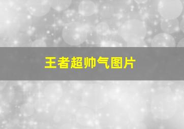 王者超帅气图片