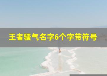 王者骚气名字6个字带符号