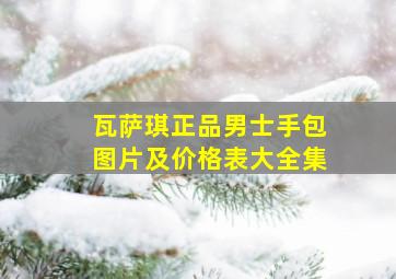 瓦萨琪正品男士手包图片及价格表大全集