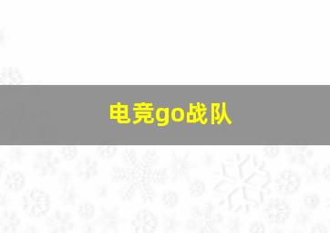 电竞go战队