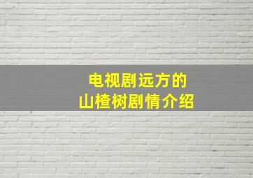 电视剧远方的山楂树剧情介绍