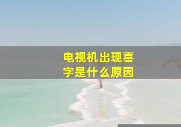 电视机出现喜字是什么原因