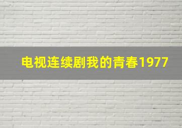 电视连续剧我的青春1977