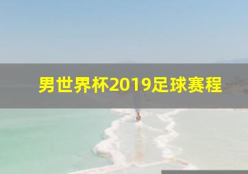 男世界杯2019足球赛程