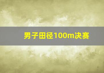 男子田径100m决赛