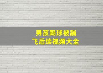 男孩踢球被踹飞后续视频大全