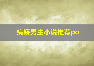 病娇男主小说推荐po