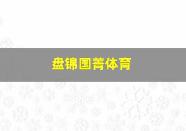 盘锦国菁体育