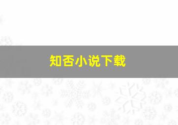 知否小说下载