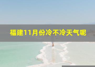 福建11月份冷不冷天气呢