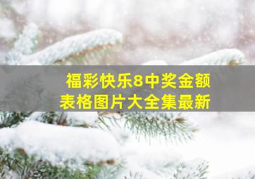 福彩快乐8中奖金额表格图片大全集最新