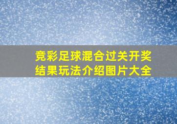 竞彩足球混合过关开奖结果玩法介绍图片大全