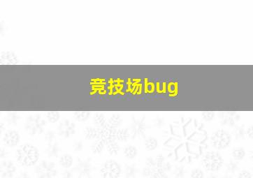 竞技场bug