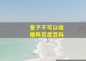 童子不可以结婚吗百度百科