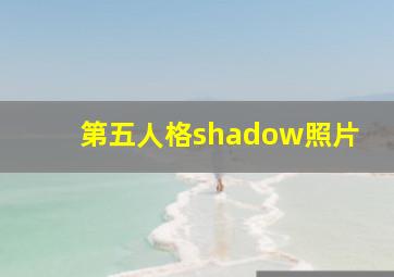 第五人格shadow照片