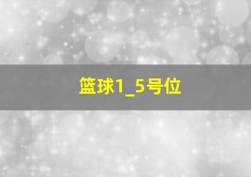 篮球1_5号位