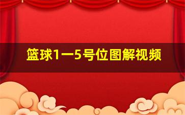 篮球1一5号位图解视频