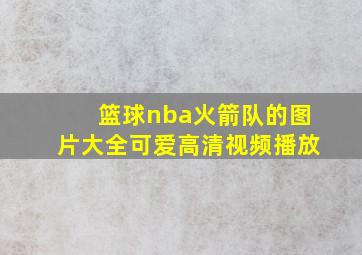 篮球nba火箭队的图片大全可爱高清视频播放