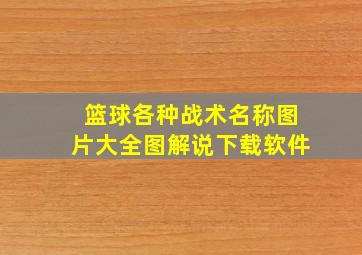 篮球各种战术名称图片大全图解说下载软件