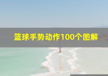 篮球手势动作100个图解