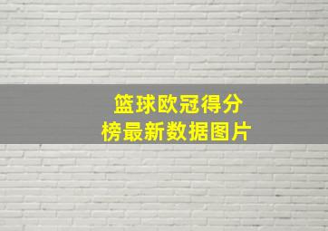 篮球欧冠得分榜最新数据图片