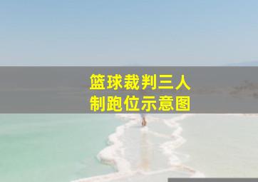 篮球裁判三人制跑位示意图