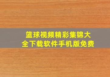 篮球视频精彩集锦大全下载软件手机版免费