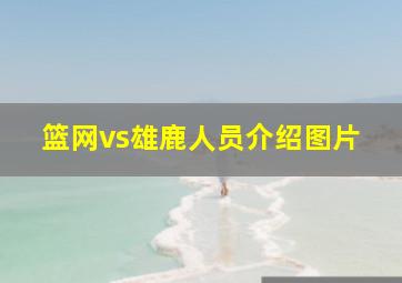 篮网vs雄鹿人员介绍图片