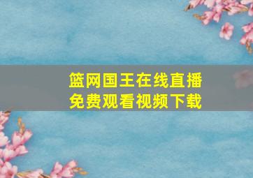 篮网国王在线直播免费观看视频下载