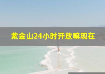 紫金山24小时开放嘛现在