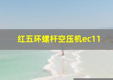 红五环螺杆空压机ec11