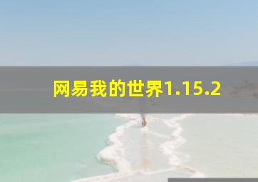 网易我的世界1.15.2